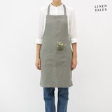 Linen Tales Lanena pregača Khaki &ndash; cijene