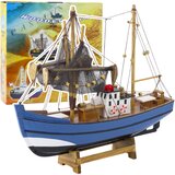  Kolekcionarska maketa ribarskog broda 30x26cm - plavi Cijene