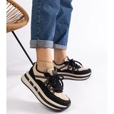 Gemre Black-beige women's sneakers Renetta | Shoptok.si