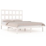Furnova Posteljni okvir brez vzmetnice bel 160x200 cm trdna borovina, (21936369) | Shoptok.si
