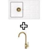 Aquasanita Set Notus SQ101AW + Vida PVD Alba/Zlato | shoptok.hr