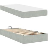  Okvir kreveta s madracem 2 pcs Svjetlosiva Baršun | shoptok.hr