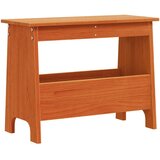  The Living Store Klop za predsobo voščeno rjava 60x28x45 cm trdna borovina - Klop Za Predsobo, (21448434) | Shoptok.si