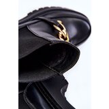 Gemre PG1 Women's Warm Boots With Front Decoration Black Tilda | ePonuda.com