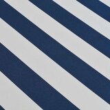  Ročno zložljiva tenda 500 cm modra in bela, (20728885) | Shoptok.si