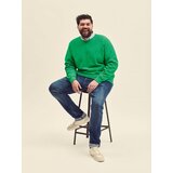 Fruit Of The Loom Zielona bluza męska Raglan Sweat | shoptok.hr