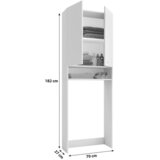 MID.YOU OMARICA ZA PRALNI STROJ siva | Shoptok.si