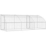  Pasja lopa s shranjevanjem 3 pcs srebrna 6 x 2 x 2 m Jeklo - - Srebrna - 65.65 - 6 x 2 x 2 m - 2025-vidaXL-TOPSELLER | Shoptok.si