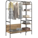  Stalak za odjeću Bež 120 x 44 x 160 cm Konstruirano drvo | shoptok.hr