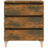  Komoda boja dimljenog hrasta 60 x 35 x 69 cm konstruirano drvo | shoptok.hr