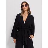 Sinsay Pamučni kimono s tkanim pojasom | shoptok.hr