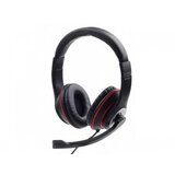Gembird slušalice sa mikrofonom black-red | ePonuda.com