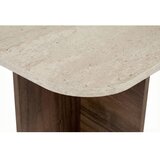 Hanah home Sto za dnevnu sobu Akira Travertine Venezia Walnut | Eponuda.com