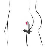 Rebel Naughty Finger - vibrator za prostatu (crni) | shoptok.hr