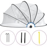  Okrugla bazenska kupola 406 x 203 cm PVC | shoptok.hr