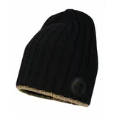 otroška zimska kapica bromel black/caramel