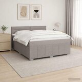  Boxspring krevet s madracem Sivosmeđa 140 x 200 cm Tkanina | shoptok.hr