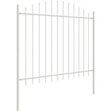  Fisharski Ograja z Zanko Bela 5,1x1,5 m Jeklo, (22015038) | Shoptok.si