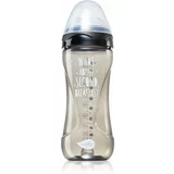 Nuvita Cool Bottle 4m+ steklenička za dojenčke Black 330 ml