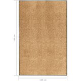 vidaXL pralni predpražnik krem 120x180 cm | Shoptok.si