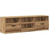 Maison Chic TV omarica - TV stojalo - Televizijska omarica artisan hrast 150x33,5x45 cm inženirski les, (21699504) | Shoptok.si