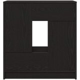  Komoda s ladicama i vratima crni hrast 70,5x34x74,5 cm | Eponuda.ba