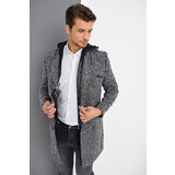 Dewberry PLT8371 DEWBRRY MEN'S COAT-PATTERNED NAVY BLUE | shoptok.hr