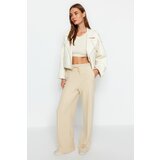 Trendyol Stone Parachute Garnish Detail, Straight Fit Knitted Sweatpants | shoptok.hr