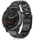 INF Garmin pašček za uro s hitrim snemljivim mehanizmom - 22 mm, črn titan, (5000086057) | Shoptok.si