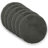  Presvlaka za jastuk 6 pcs HEERLEN Tamnosiva Ø 60 cm Bouclé | shoptok.hr