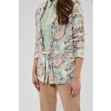 Marisse Tropical Print Jacket L-Mr-3704 White | ePonuda.com