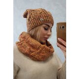 Kesi Women's fleece set Tessa K315 light khaki + mustard | shoptok.hr