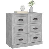  Komoda siva boja betona 70x35,5x67,5 cm od konstruiranog drva | Eponuda.com