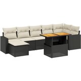  The Living Store Vrtna sedežna garnitura 8-delna z blazinami črn poli ratan - Vrtna Sedežna Garniture, (21447076) | Shoptok.si