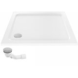 REA Bath Tuš pladenj Belmond White 80x80 | Shoptok.si