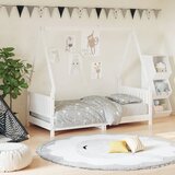 vidaXL Okvir za dječji krevet bijeli 80 x 160 cm od masivne borovine cijene
