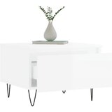  Stolići za kavu 2 kom sjajni bijeli 50 x 46 x 35 cm drveni | Eponuda.com