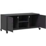 vidaXL TV ormarić crni 100,5x39x43,5 cm hladno valjani čelik | shoptok.hr