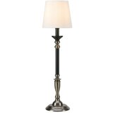 Markslöjd Crna/siva stolna lampa s tekstilnim sjenilom (visina 73 cm) Gent – Cijene