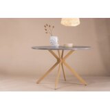 Venture Home Piazza okrugli blagovaonski stol ⌀120 cm, sivi Slike