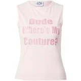 Juicy Couture Top 'DUDE' roza / roza