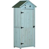 HOMESTAR Vrtna omara 77x54,2x179 cm modro zelena, (5000228192) Cene