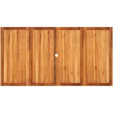  Vrtni stol bež 180 x 90 x 75 cm od poliratana i drva bagrema | shoptok.hr