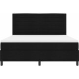  Krevet s opruga kutije s madracem Crna 180 x 200 cm tkanina | shoptok.hr