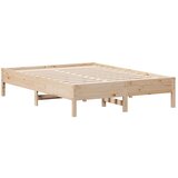  The Living Store Posteljni okvir brez vzmetnice 135x190 cm trdna borovina - Posteljni Okvir, (21450504) | Shoptok.si