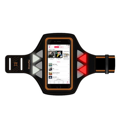 NOBRAND Tekaška torbica Armband XtremeMac Sportwrap z LED diodo za iPhone 6/6S/7 & Samsung S5/S6/S6Edge/S7 u