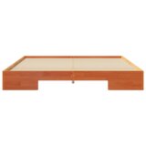  Posteljni okvir Rjava 200 x 200 cm Trdna borovina, (5000127679) | Shoptok.si