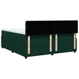  Krevet s oprugama i madracem tamnozeleni 180x200 cm baršunasti | shoptok.hr