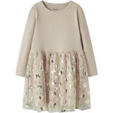 name it Haljina 'NMFROSALLY' bež / srebro Cijene