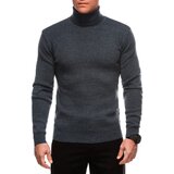 Edoti Men's Norwegian winter sweater with Christmas patterns - black | Shoptok.si